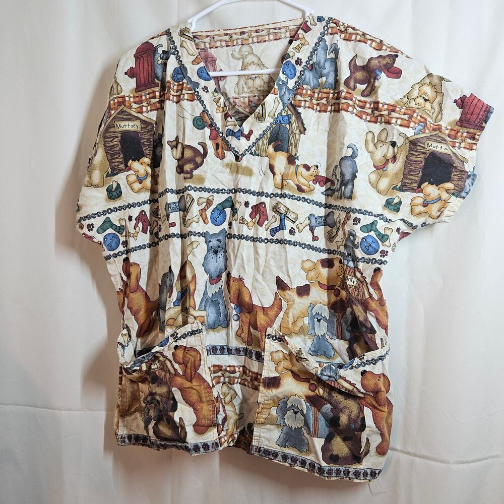 Doggie Nurse Scrub size large